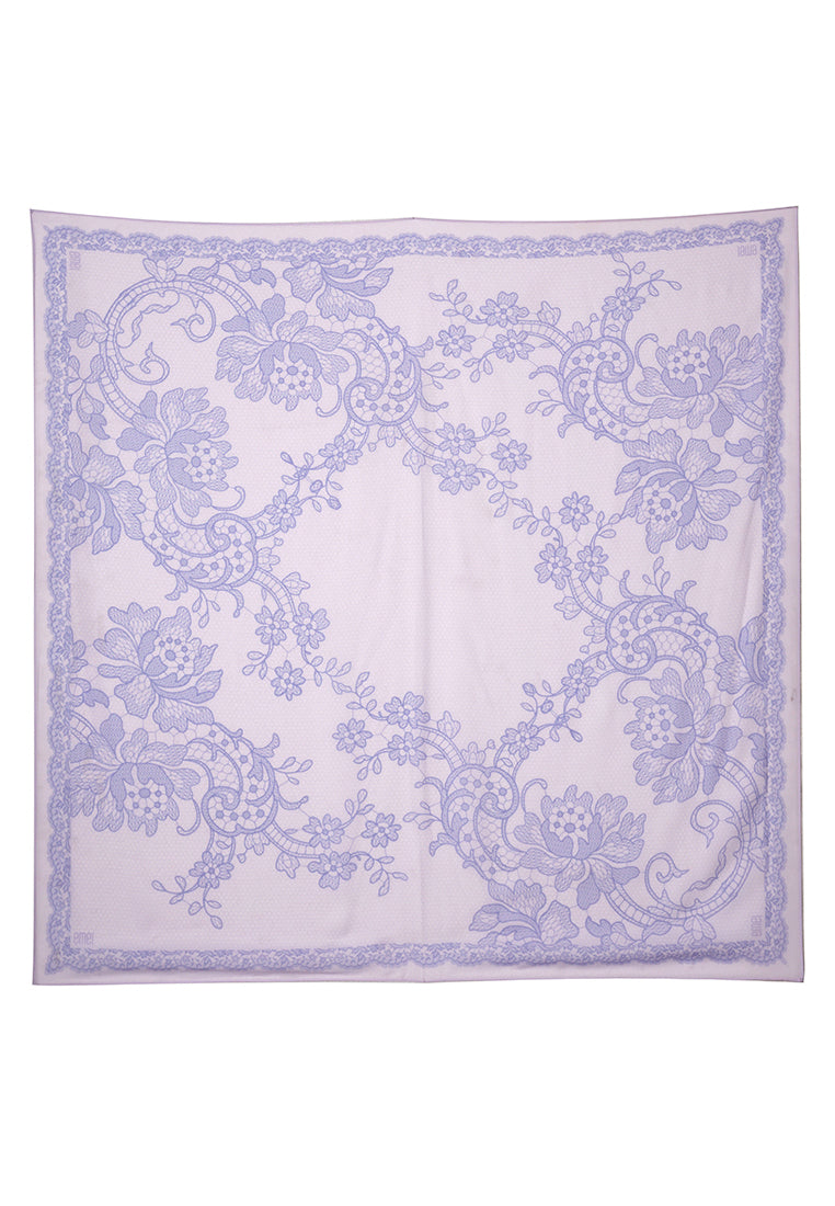 THE LACE ILLUSION SCARF - LAVENDER