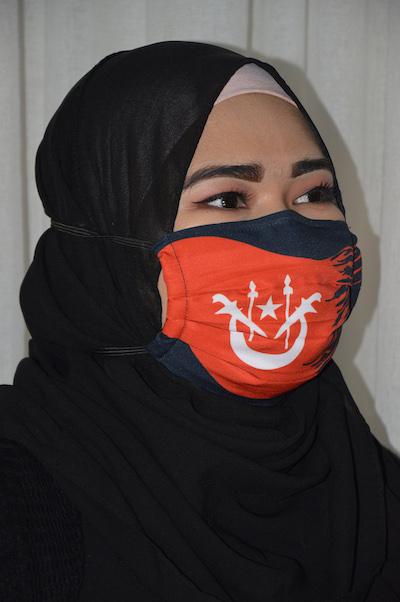 #UnityMasks - Kelantan Edition Reusable Face Masks (2 Pack: Kelantan Flag & Malaysian Flag)