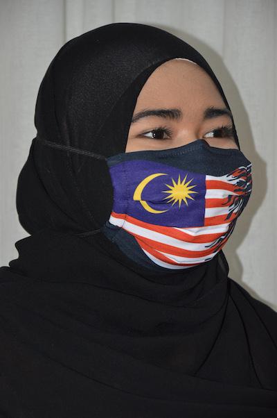 #UnityMasks - Kelantan Edition Reusable Face Masks (2 Pack: Kelantan Flag & Malaysian Flag)