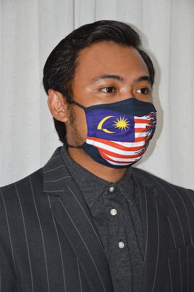 #UnityMasks - Negeri Sembilan Edition Reusable Face Masks (2 Pack: Negeri Sembilan Flag & Malaysian Flag)