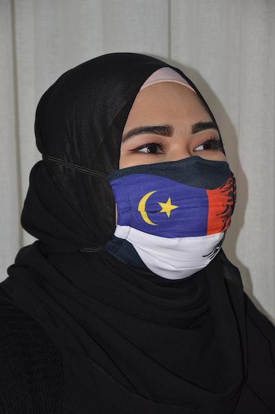 #UnityMasks - Melaka Edition Reusable Face Masks (2 Pack: Melaka Flag & Malaysian Flag)