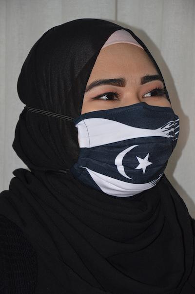 #UnityMasks - Terengganu Edition Reusable Face Masks (2 Pack: Terengganu Flag & Malaysian Flag)