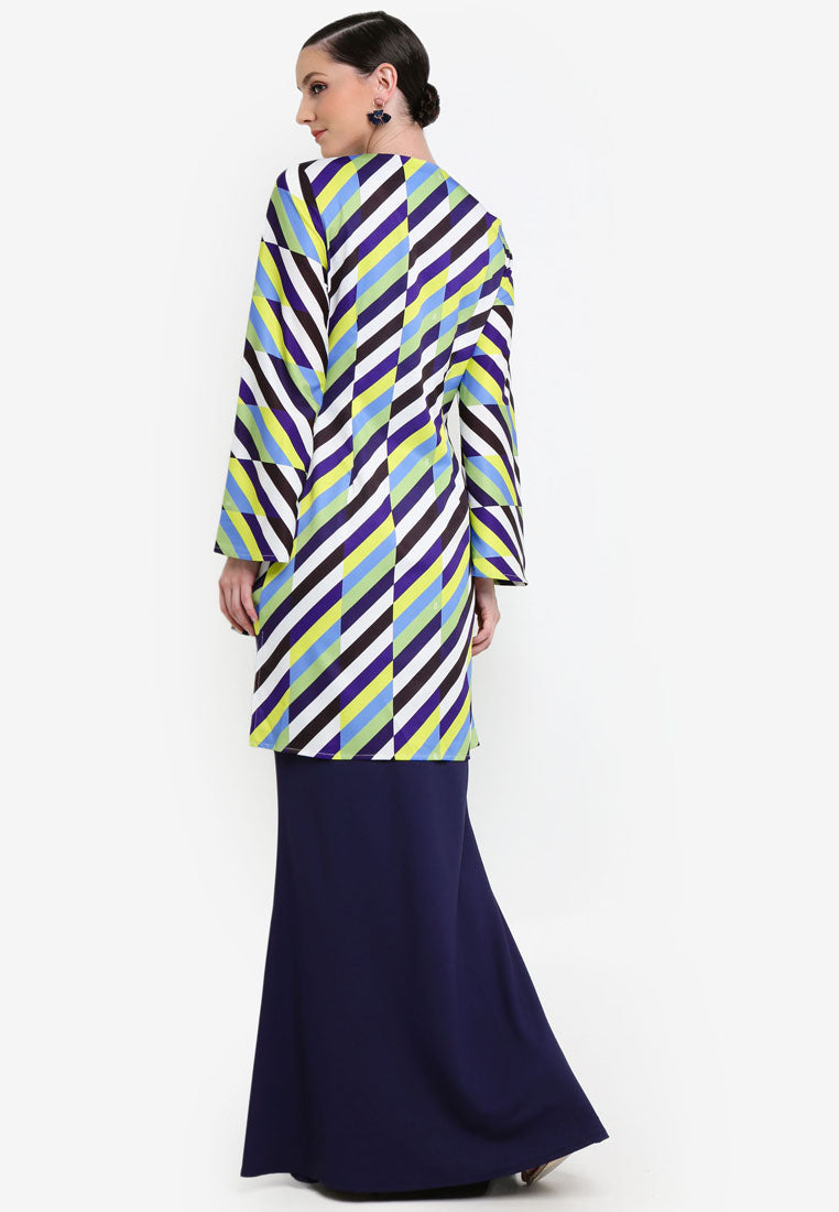 EMEL.MY Shop Baju Raya Moden Online Asymetrical Kurung Jacket EMEL Official Webstore